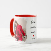 Beste Mutter überhaupt l Benutzerdefinierte Foto- Tasse (Vorderseite Links)