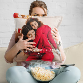 Beste Mutter überhaupt l Individuelle Foto- & Text Kissen