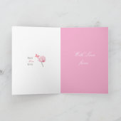 Beste Mutter überhaupt, Lotus & Schmetterling, Mut Karte (Innenseite)