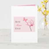 Beste Mutter überhaupt Lotusblume, Muttertag, Gebu Karte (Gelbe Blume)