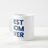 Beste Mutter überhaupt Lustiges Navy Blau Kaffeetasse (Vorderseite Links)