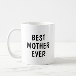 Beste Mutter überhaupt Minimalistische Typografie Kaffeetasse
