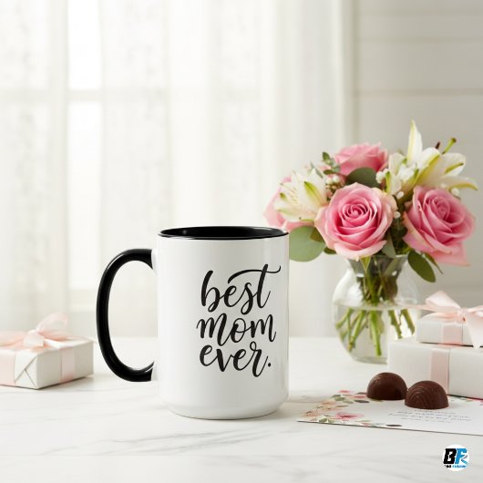 "Beste Mutter überhaupt" mit Mutter-Foto, Mutterta Tasse
