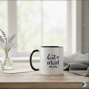 Beste Mutter überhaupt mit Mutterfoto, Muttertagsg Tasse