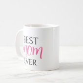Beste Mutter überhaupt mit Namen Kaffeetasse (Vorderseite Links)