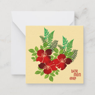 Beste Mutter überhaupt Mitteilungskarte