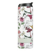 Beste Mutter überhaupt Moderale Blume Kolibri Thermosbecher (Nach links gedreht)