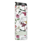 Beste Mutter überhaupt Moderale Blume Kolibri Thermosbecher (Nach rechts gedreht)