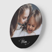 Beste Mutter überhaupt Modern Einfach Große Wanduhr (Winkel)