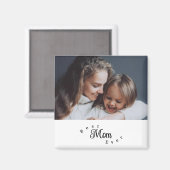 Beste Mutter überhaupt Modern Einfach Magnet (Vorderseite/Rückseite)