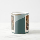 Beste Mutter überhaupt Moderne abstrakte Sage-Teal Kaffeetasse (Mittel)