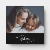 Beste Mutter überhaupt Moderne Einfachheit Fotoplatte (Vorderseite)