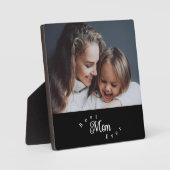 Beste Mutter überhaupt Moderne Einfachheit Fotoplatte (Vorderseite)