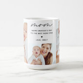 Beste Mutter überhaupt Moderne Schrift 3 Foto Kaffeetasse (Mittel)