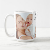 Beste Mutter überhaupt Moderne Schrift 3 Foto Kaffeetasse (Links)