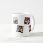 Beste Mutter überhaupt Moderne Snapshot-Style 4 Fo Kaffeetasse (VorderseiteRechts)
