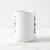 Beste Mutter überhaupt Moderne Typografie Mutterta Kaffeetasse (Mittel)