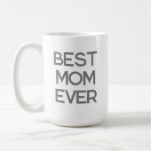 Beste Mutter überhaupt Moderne Typografie Mutterta Kaffeetasse (Links)