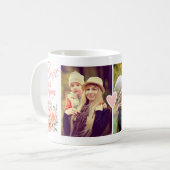 Beste Mutter überhaupt modernes Foto & Blumen Mutt Kaffeetasse (Vorderseite Links)