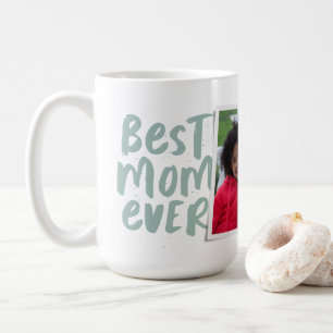 Beste Mutter überhaupt modernes Foto salbeigrün Mu Kaffeetasse