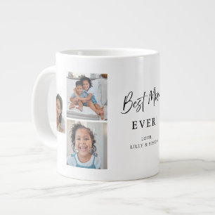 Beste Mutter überhaupt Modernes Mehrfach-Foto-Ande Jumbo-Tasse