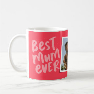 Beste Mutter überhaupt modernes rosa Foto Mutterta Kaffeetasse