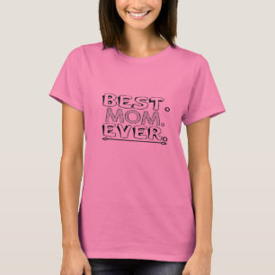 Beste Mutter überhaupt Modernes Typografie T-Shirt