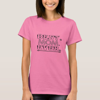 Beste Mutter überhaupt Modernes Typografie T-Shirt