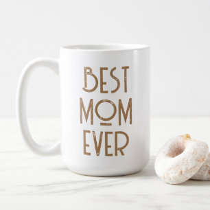 Beste Mutter überhaupt modernes typografisches Mut Kaffeetasse