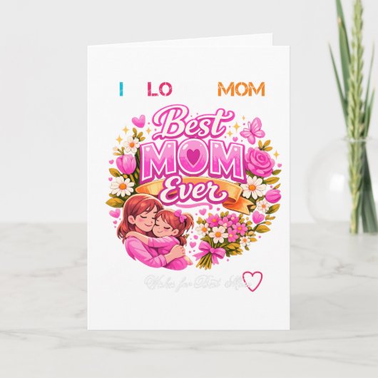 Beste Mutter überhaupt - Mutter6 Karte (Vorderseite)