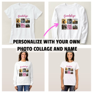 Beste Mutter überhaupt Mutter Foto-Collage T-Shirt