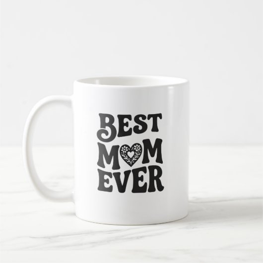 Beste Mutter überhaupt Mutterhumor Kaffeetasse (Links)