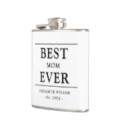 Beste Mutter überhaupt Mutters Geschenk Flachmann (Links)