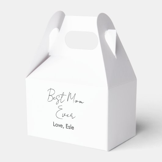 beste Mutter überhaupt Mutterschaftstag Name Datum Geschenkschachtel (Vorderseite)