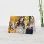 Beste Mutter überhaupt Mutterstagsfoto Karte (Vorderseite)