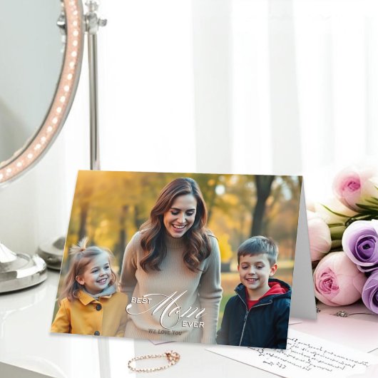 Beste Mutter überhaupt Mutterstagsfoto Karte