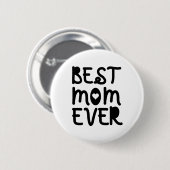 Beste Mutter überhaupt Muttertag Button (Vorne & Hinten)