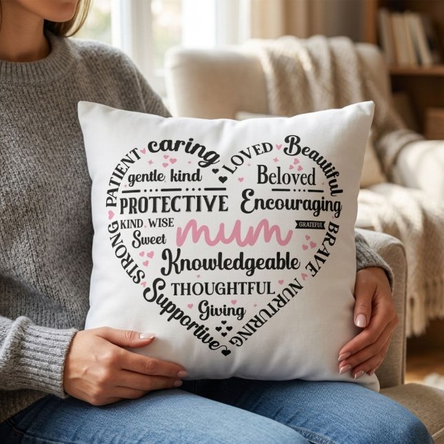 Beste Mutter überhaupt: Muttertag & Geburtstag Her Kissen (Von Creator hochgeladen)