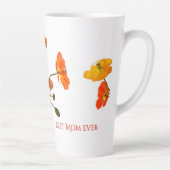 Beste Mutter überhaupt Muttertag Helle Mohn Gesche Milchtasse (Rechts)