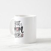 Beste Mutter überhaupt Muttertag Kaffeetasse (Vorderseite Links)