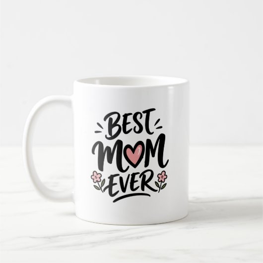 Beste Mutter überhaupt Muttertag Kaffeetasse (Links)