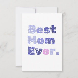 Beste Mutter überhaupt Muttertags-Grußkarte Karte