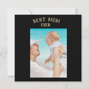 Beste Mutter überhaupt  Muttertagsfoto personalisi Karte