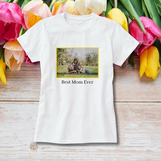 Beste Mutter überhaupt Muttertagsfoto T-Shirt