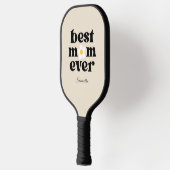 Beste Mutter überhaupt Personalisiert Pickleball Schläger (Links)