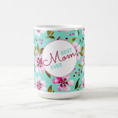 Beste Mutter überhaupt Personalisierte Aqua- und r Kaffeetasse (Mittel)