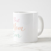 Beste Mutter überhaupt personalisierter Kaffeebech Jumbo-Tasse (Vorderseite Rechts)