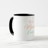 Beste Mutter überhaupt personalisierter Kaffeebech Tasse (Vorderseite Links)