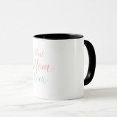 Beste Mutter überhaupt personalisierter Kaffeebech Tasse (VorderseiteRechts)