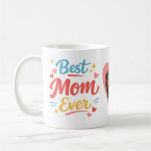 Beste Mutter überhaupt Personalisierter Muttertag Kaffeetasse (Links)